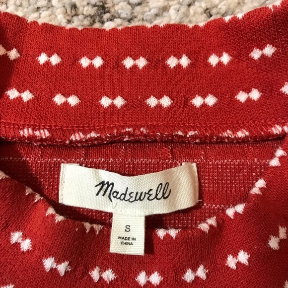 🐲💙 Madewell puff-sleeve Mockneck top - Picture 3 of 9